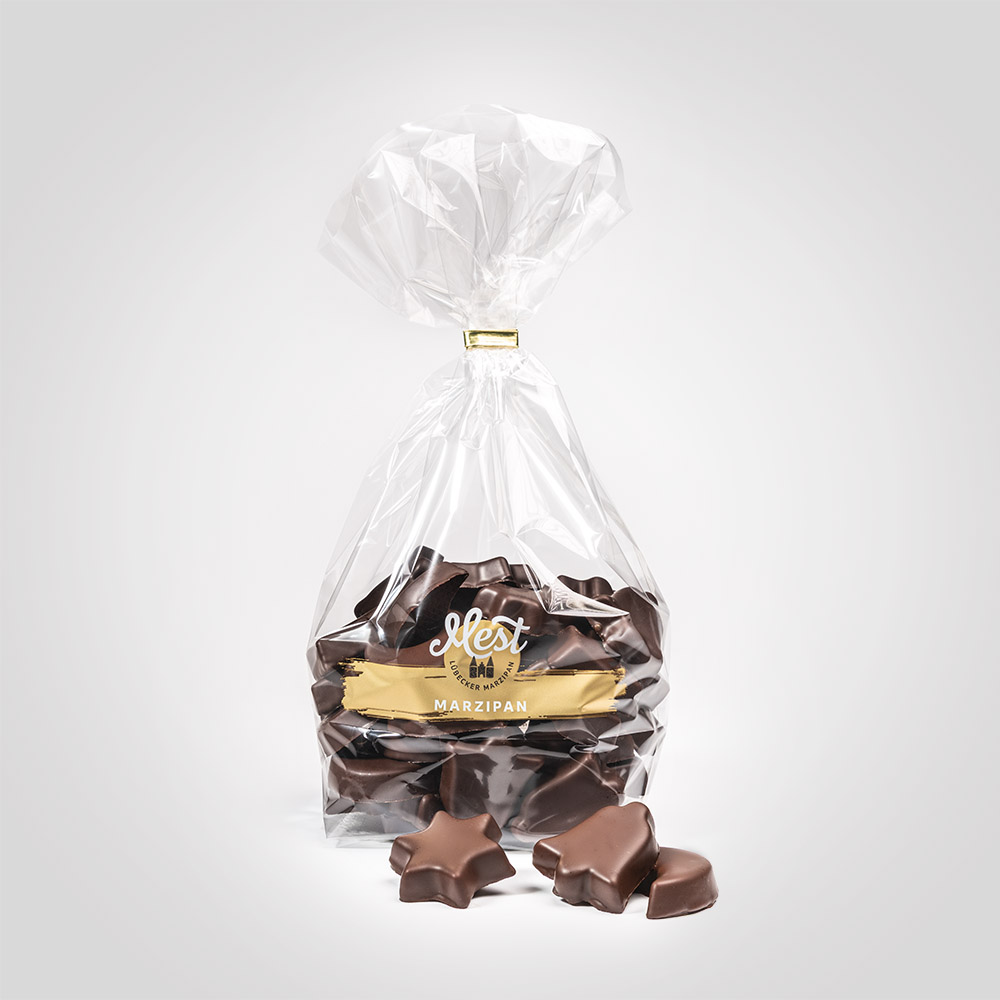 Lübecker Marzipan-Bruch g.g.A. in Zartbitterschokolade