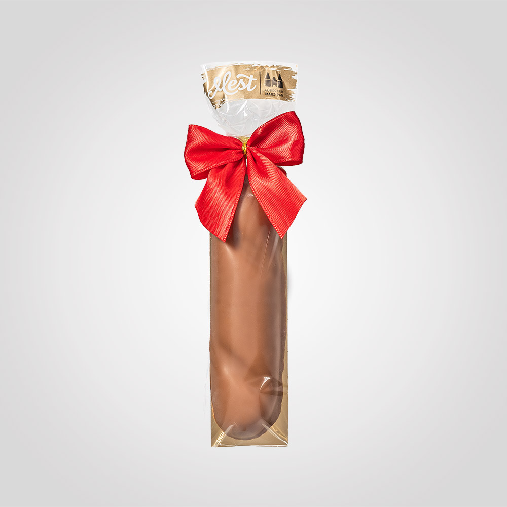 Lübecker Marzipan-Brot g.g.A. in Vollmilchschokolade