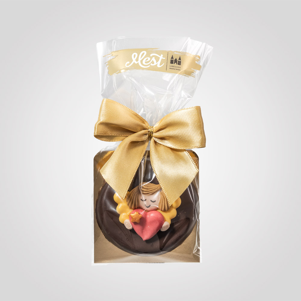 Lübecker Marzipan-Torte "Engel" g.g.A. in Zartbitterschokolade