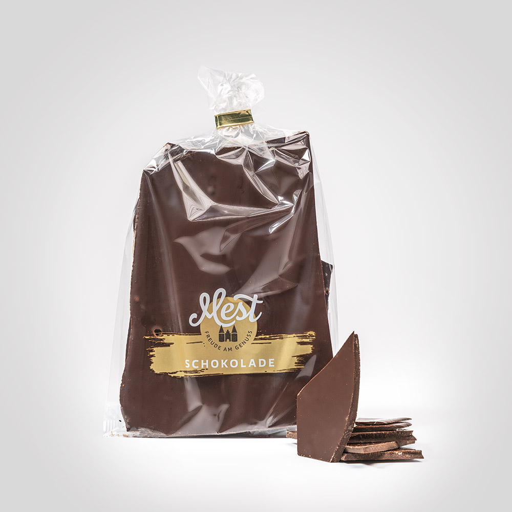 Bruchschokolade Dark Supreme Zartbitterschokolade mit 85% Kakaobestandteilen Bruchschokolade Dark Supreme Zartbitterschokolade mit 85% Kakaobestandteilen