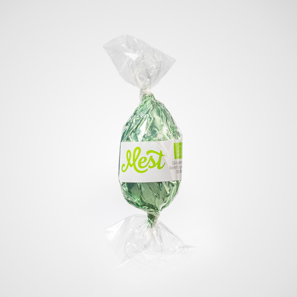 Lübecker BIO Marzipanei 30g g.g.A. in BIO-Zartbitterschokolade