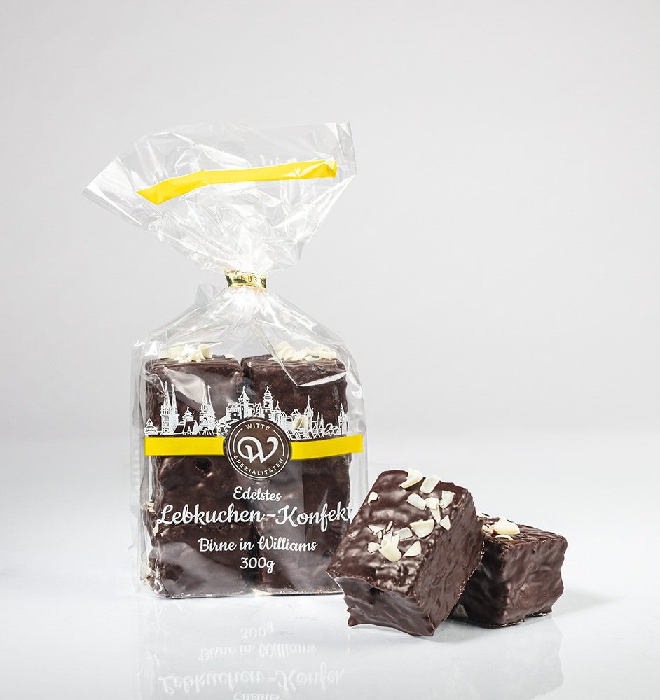 Lebkuchen- Konfekt "Birne in Williams"
