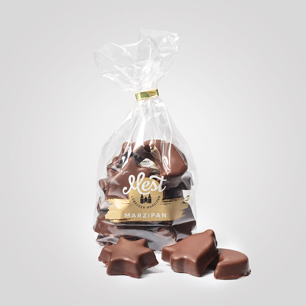 Lübecker Marzipan-Bruch g.g.A. in Zartbitterschokolade