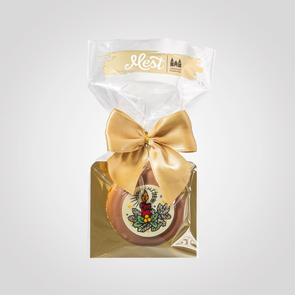 Lübecker Marzipan-Torte g.g.A. in Vollmilchschokolade "Weihnachten"