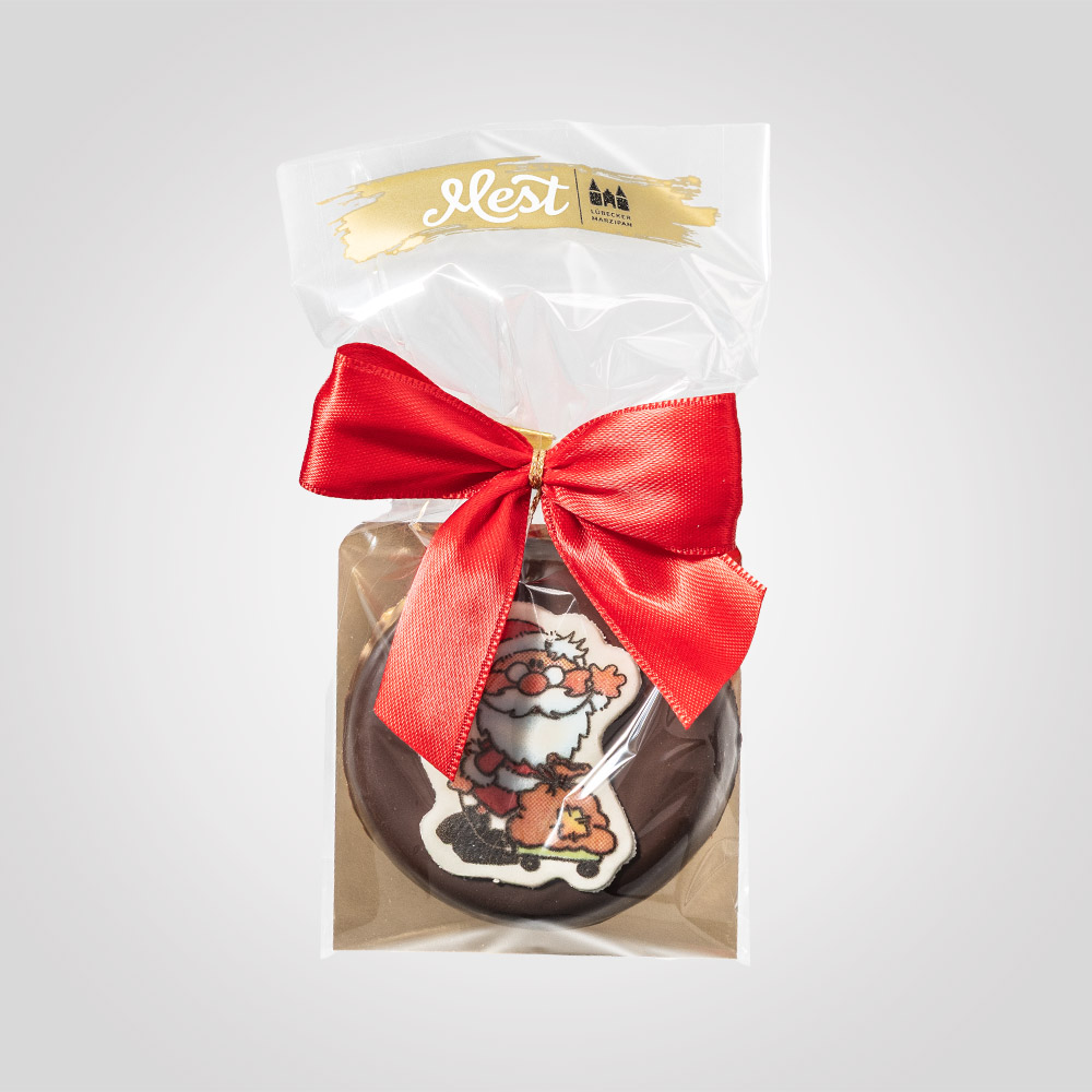 Lübecker Marzipan-Torte "Weihnachten" g.g.A. in Zartbitterschokolade