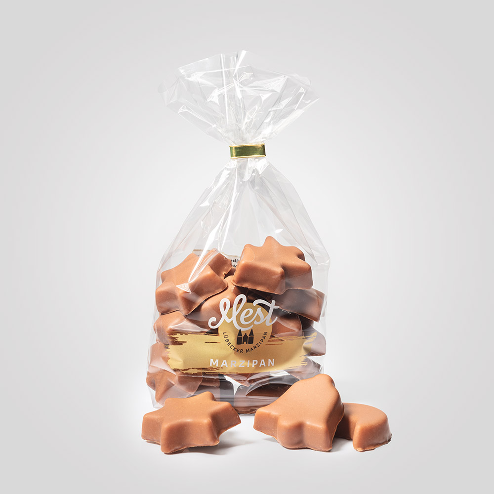 Lübecker Marzipan-Bruch g.g.A. in Vollmilchschokolade