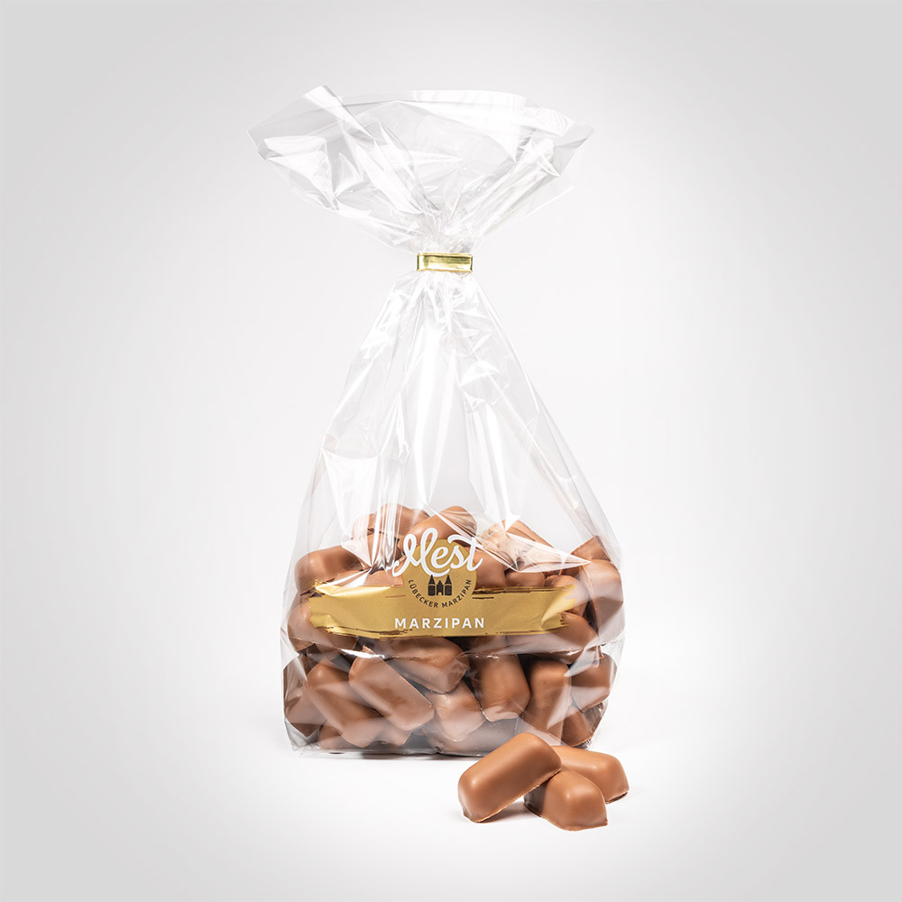 Lübecker Marzipan-Bruch g.g.A. in Vollmilchschokolade Aktionsware