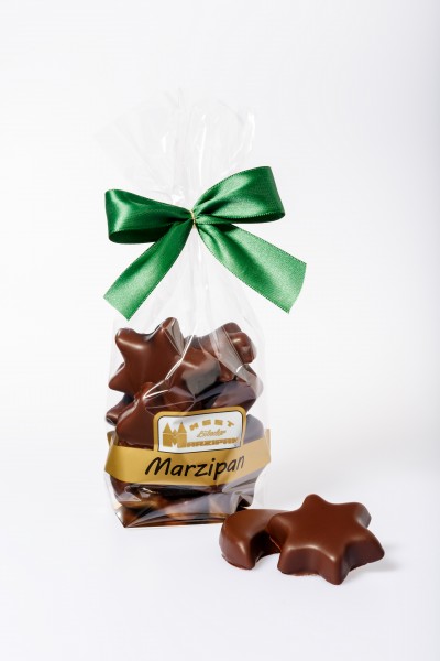Lübecker Marzipan-Weihnachtsmischung g.g.A. in Zartbitterschokolade