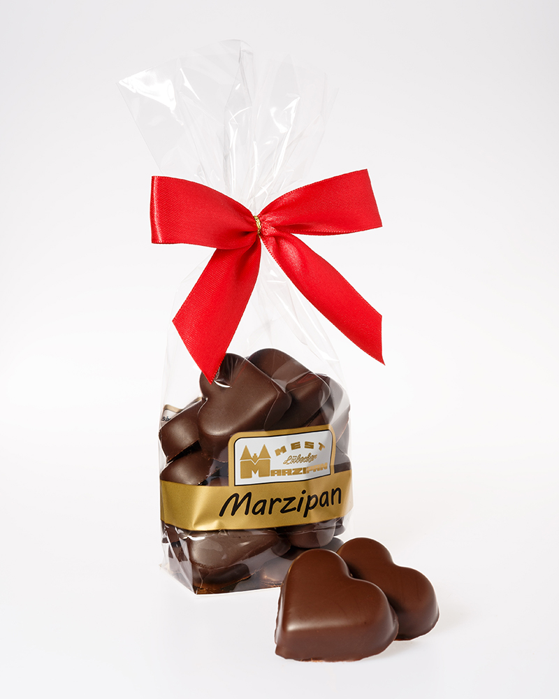 Marzipan-Herzen in Zartbitterschokolade | Marzipan-Herzen | Produkte ...