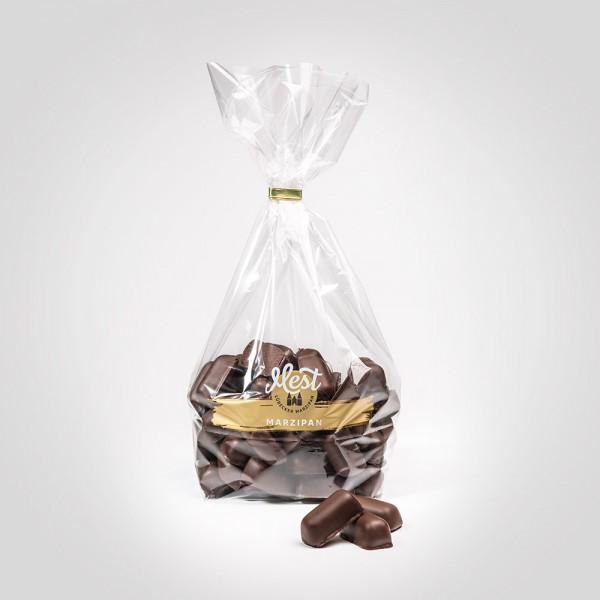 Lübecker Marzipan-Bruch g.g.A. in Zartbitterschokolade- Aktionsware
