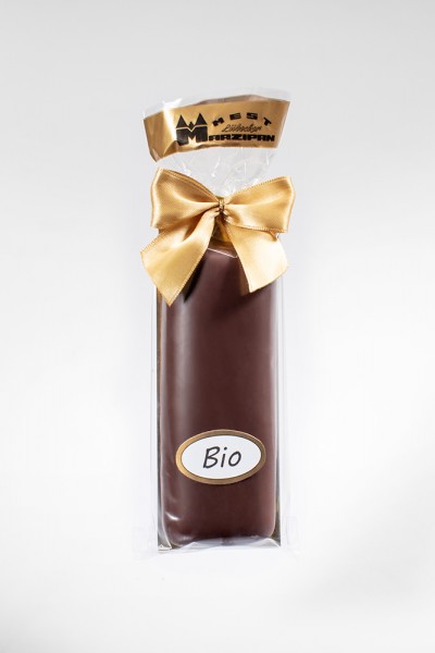 Lübecker Bio-Marzipanbrot g.g.A. in Bio-Zartbitterschokolade -DE-ÖKO-005